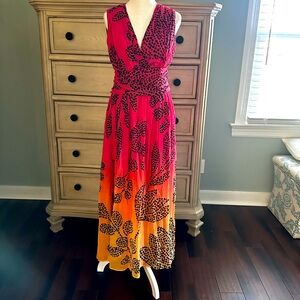 Anthropology Designer vibrant dress